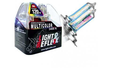 Multicolor (3.400K) H1 	12V / 55W 	90W