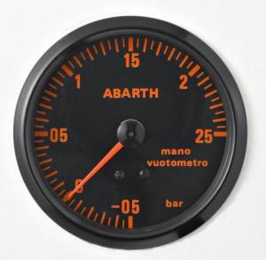 manometro pressione turbo Abarth 80mm