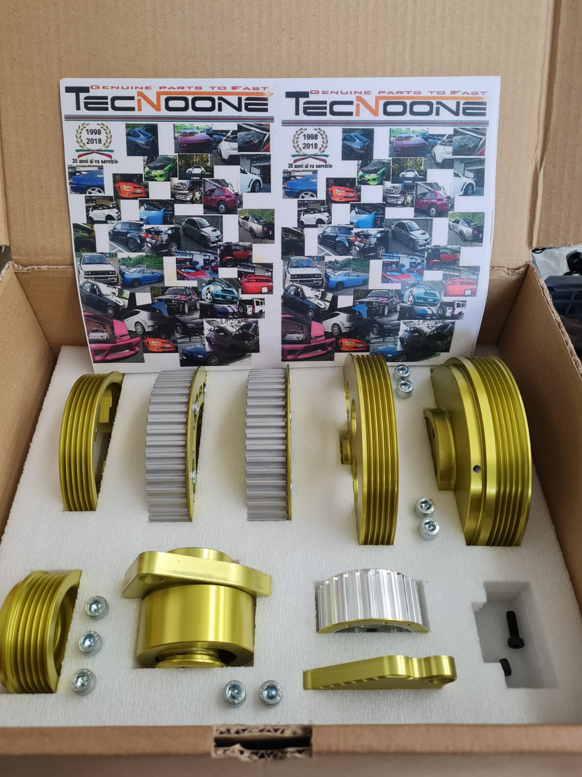 kit distribuzione maggiorata 25mm lancia delta integrale 16v/evo