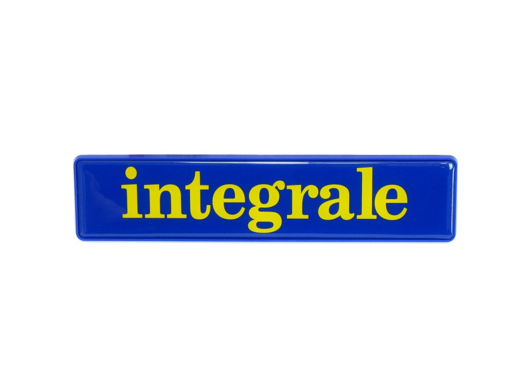 Emblema integrale giallo/blu OE 82473841