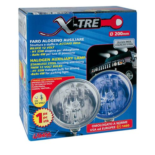 X-Three Halogen depth with position light - White / Blue