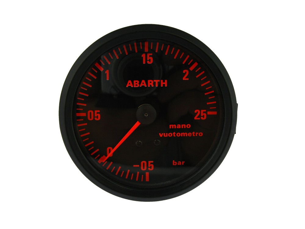 Eshop: Manometro pressione turbo Abarth 80mm