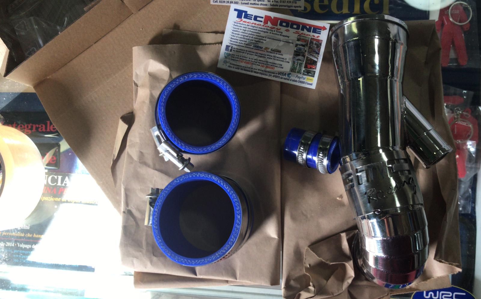 tubo intercooler -aspirazione uno turbo acciaio inox MK2