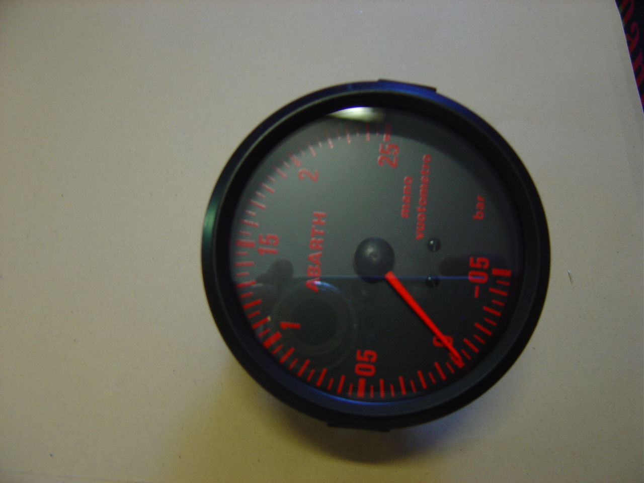 Eshop: manometro pressione turbo Abarth 80mm