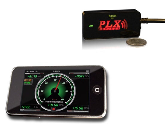 PLX KiWi WiFi iPhone / iPod / iPad interfaccia